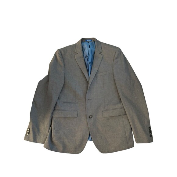 Vince Camuto Men’s‎ Size 38R Stretch Suit Jacket Blazer Gray Grey - Picture 2 of 11